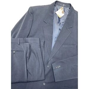 Tailored Dark Navy Men's Suit Blazer & Pants